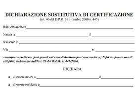 Autocertificazioni da produrre a soggetti privati e relative verifiche